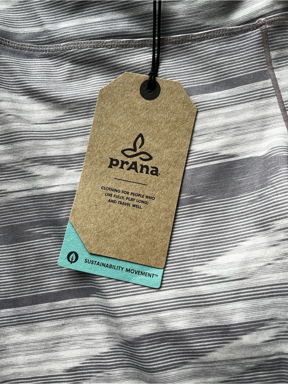 Prana fitness capri leggings pillar printed small new set - Picture 2 of 5